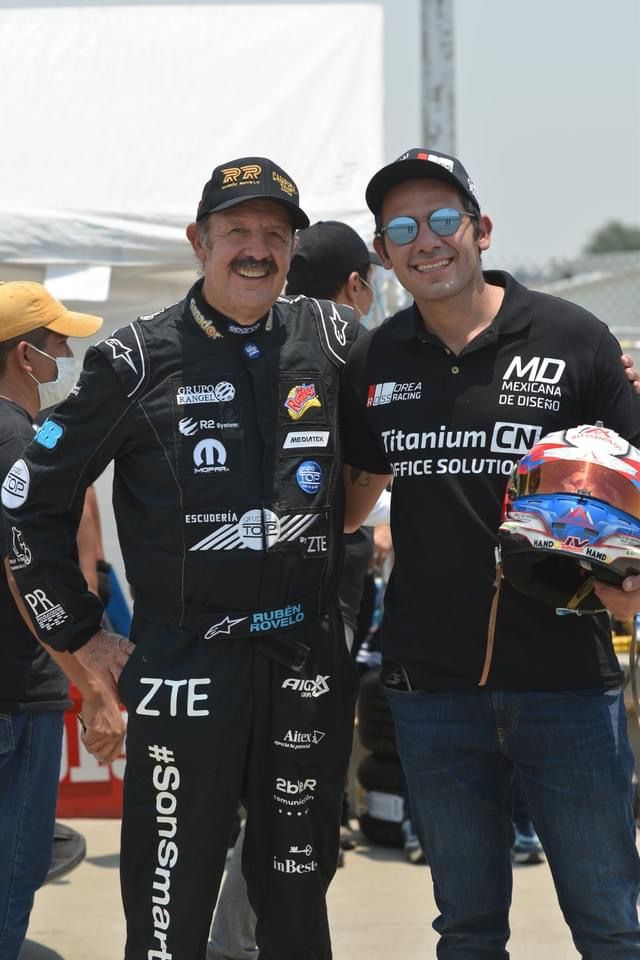 Rubén Rovelo Sr. y Rubén Rovelo Jr., campeón de NASCAR PEAK México Series 2020.