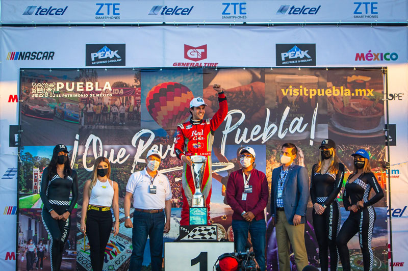 SALVADOR DE ALBA JR. DE SIDRAL AGA RACING TEAM CAMPEÓN DE NASCAR PEAK 2021, JOSE LUIS RAMÍREZ GANÓ LA CARRERA