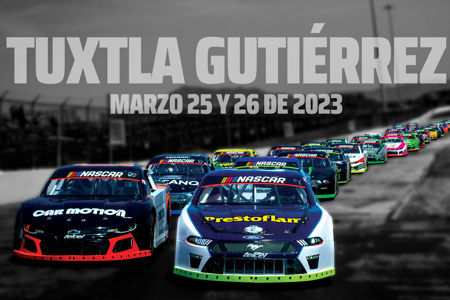 TODA LA INFORMACIÓN PARA SEGUIR DE CERCA LOS CABOS 200 TUXTLA GUTIÉRREZ, ARRANQUE DE TEMPORADA 2023 DE NASCAR MÉXICO SERIES