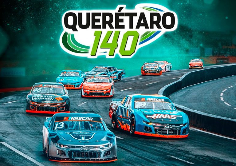 VIDEO DE LAS TRASMISIONES DEL «GRAN PREMIO QUERÉTARO 140», CUARTA FECHA DE NASCAR MÉXICO SERIES TEMPORADA 2023