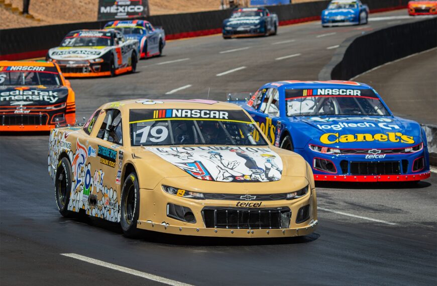 RODRIGO REJÓN, SE ADUEÑÓ DEL SÚPER ÓVALO POTOSINO EN NASCAR CHALLENGE