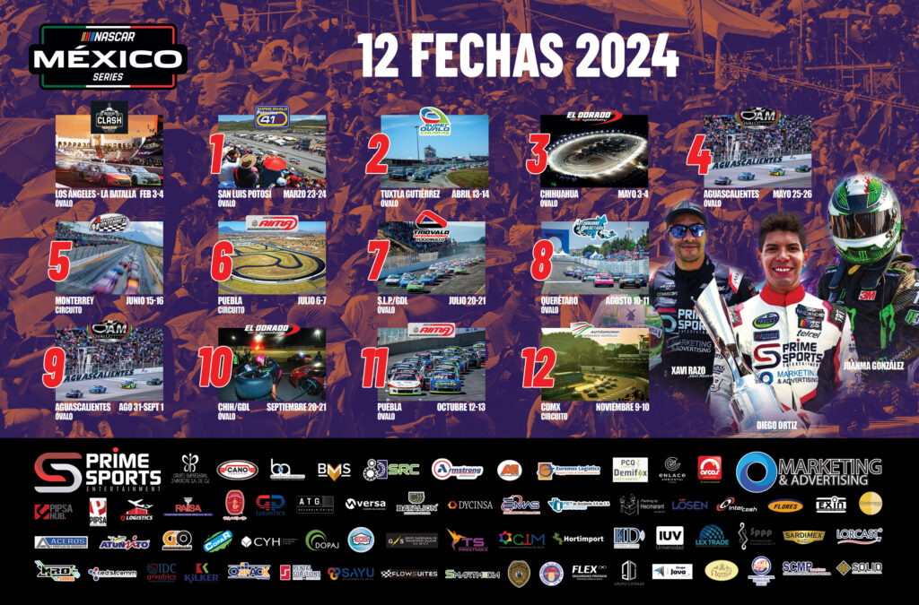 Calendario NASCAR México Series 2023