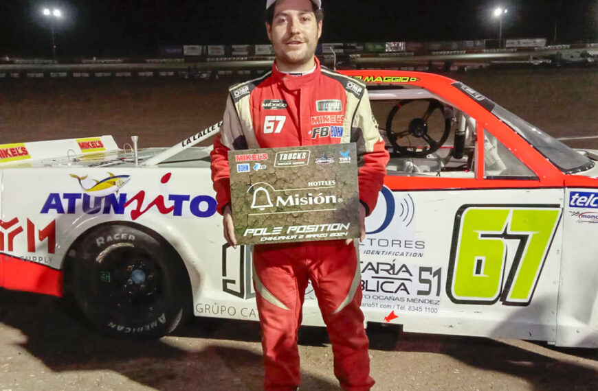 RODRIGO MAGGIO DE ESCUDERÍA PRIME SPORTS SORPRENDE CON LA POLE EN EL AQUILES SPEEDWAY