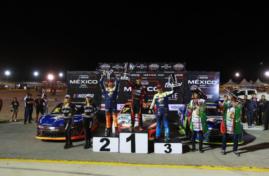 RAZO APLASTANTE, ILUMINÓ LA NOCHE DE CHIHUAHUA EN NASCAR MÉXICO