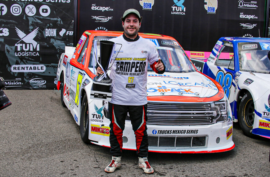 ES RODRIGO MAGGIO MONARCA DE LA TEMPORADA REGULAR EN TRUCKS MÉXICO SERIES