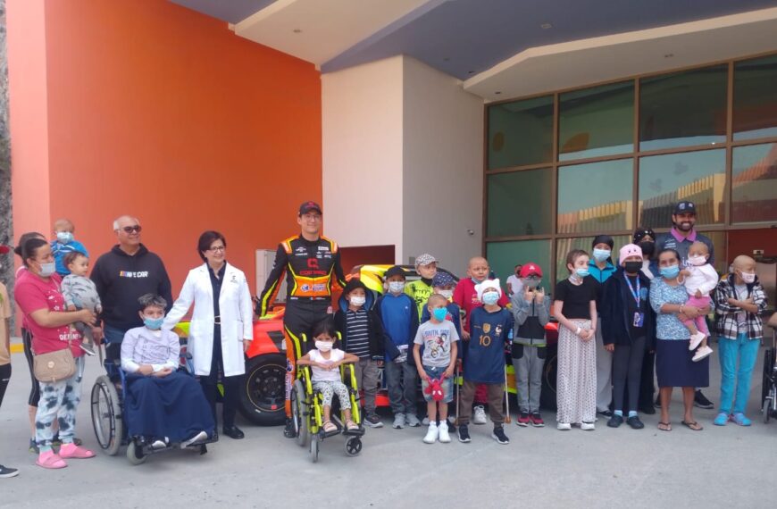 NASCAR MÉXICO SERIES, VISITÓ EL HOSPITAL INFANTIL TELETÓN DE ONCOLOGÍA EN QUERÉTARO