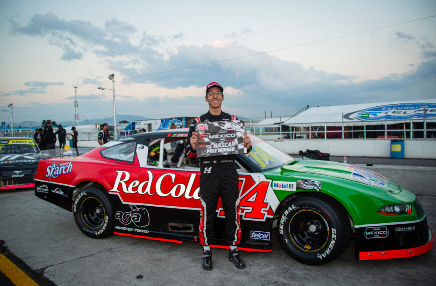 ALEX DE ALBA JR. CON LA POLE DE NASCAR MÉXICO SERIES EN EL “GRAN PREMIO RED COLA”