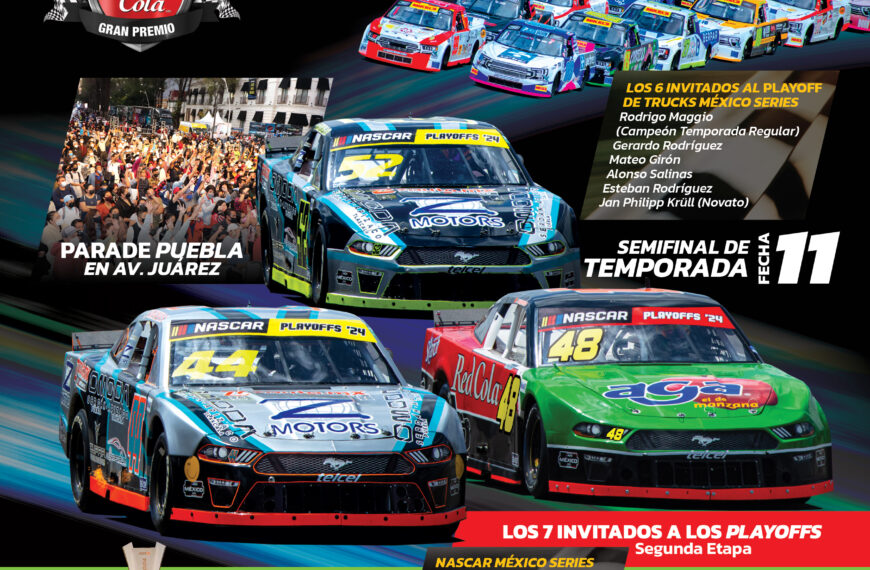 PROGRAMA OFICIAL NASCAR MÉXICO SERIES FECHA 11 GRAN PREMIO RED COLA PUEBLA 2024 EN EL AUTÓDROMO INTERNACIONAL MIGUEL E. ABED