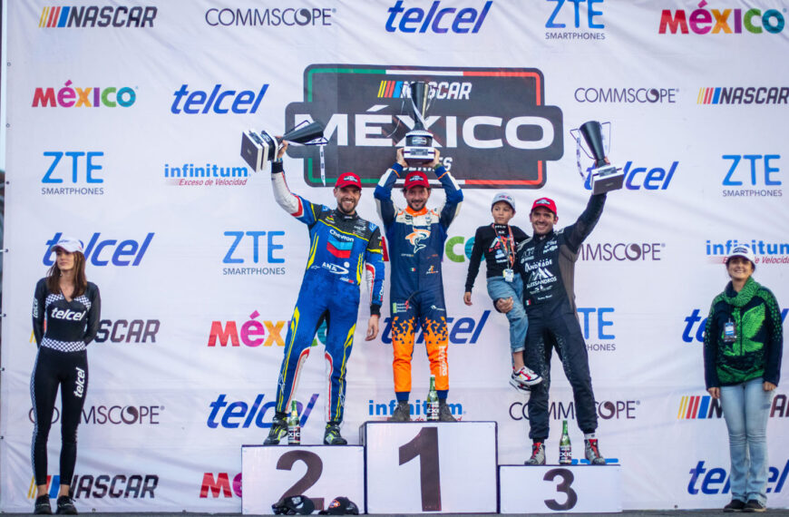 JULIO REJÓN IMPONENTE Y EL CAMPEÓN DE NASCAR MÉXICO SERIES ES RUBÉN GARCÍA JR.