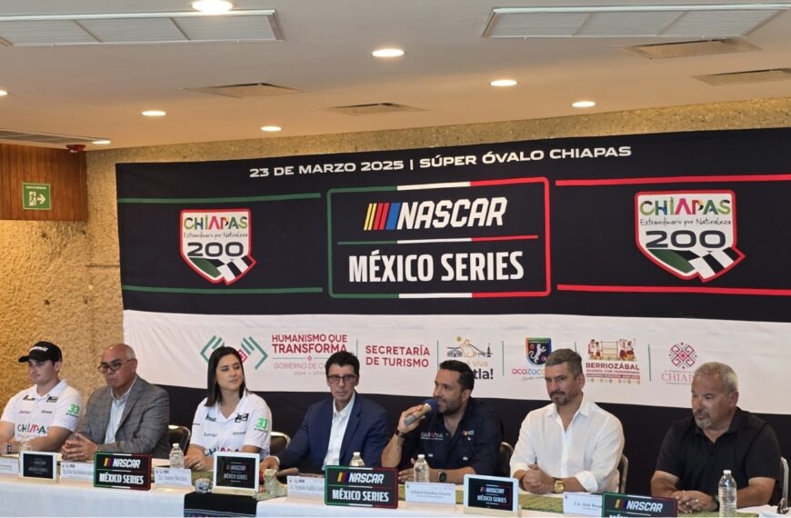 SE PRESENTÓ LA CHIAPAS EXTRAORDINARIO POR NATURALEZA 200, SEGUNDA FECHA DE NASCAR MÉXICO 2025