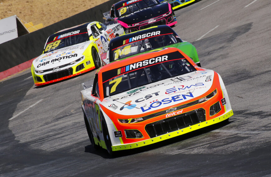 EMPIEZA XAVI RAZO CAMPAÑA 2025 DE NASCAR MÉXICO SERIES CON PODIO