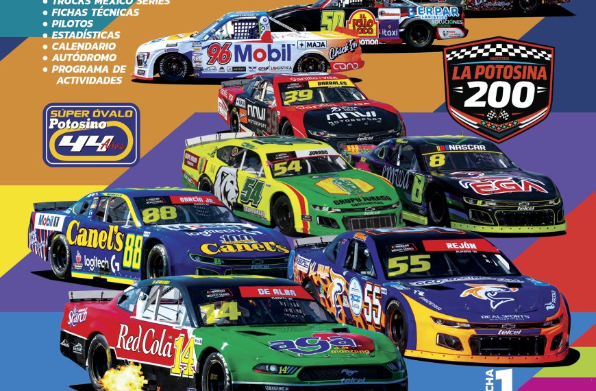 PROGRAMA OFICIAL NASCAR MÉXICO SERIES FECHA 1 SLP 2026 EN EL SÚPER ÓVALO POTOSINO